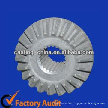 Dewaxing casting carbon steel taper wheel gear